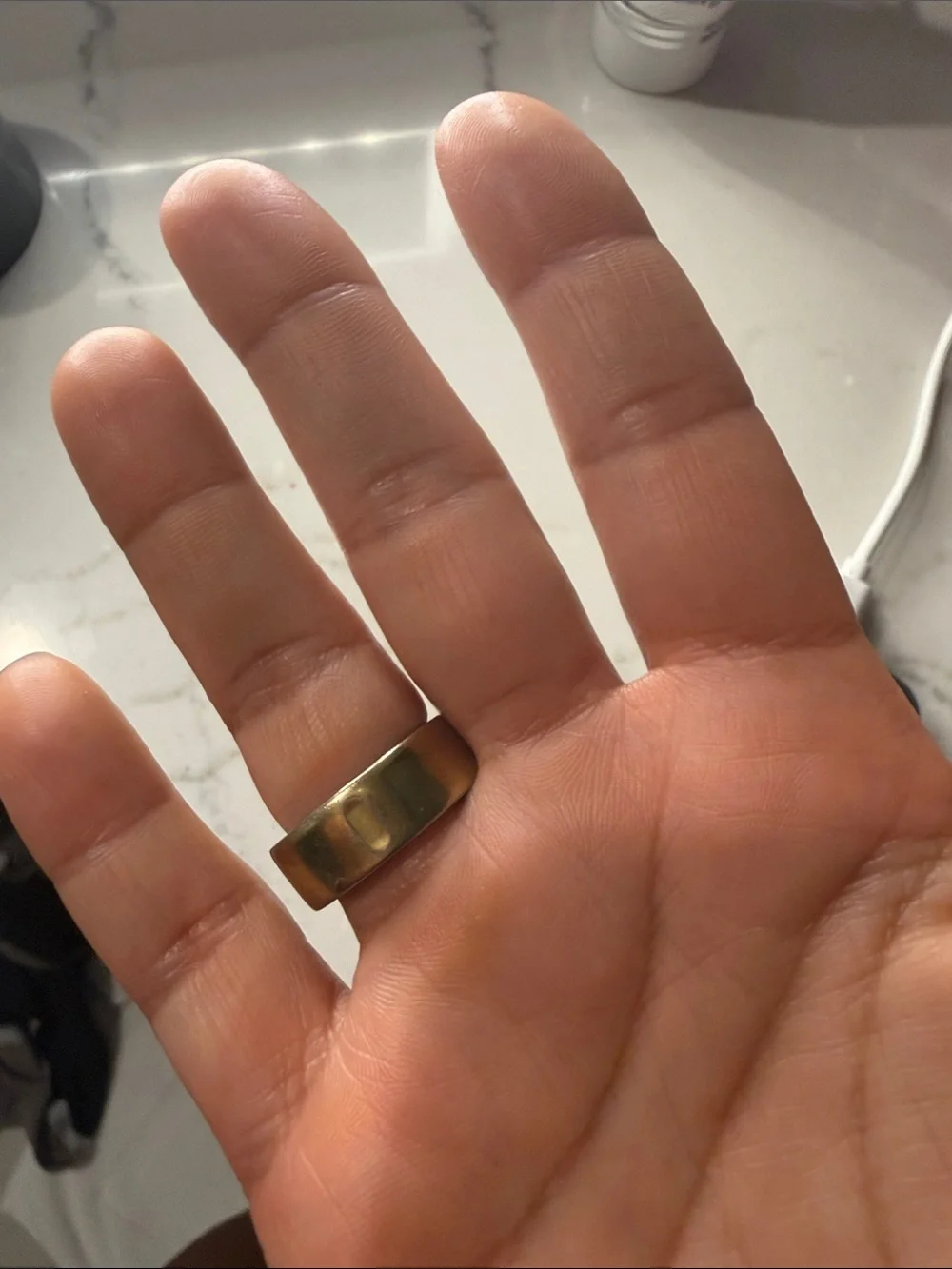 Oura Gold Tone Smart Ring Accessory